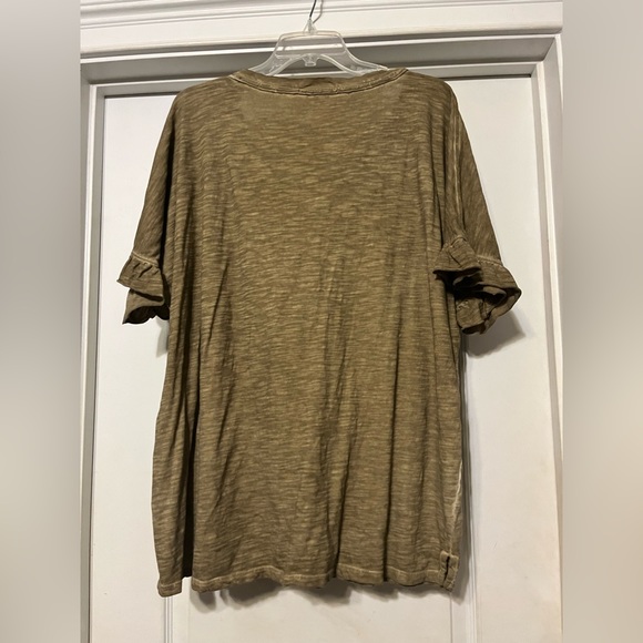 Wonderful women’s short ruffle sleeve top - Picture 5 of 5